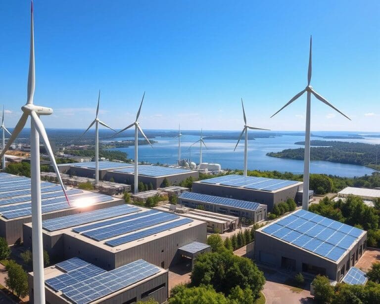 Duurzame energieoplossingen voor industriële sites