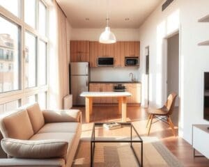 Hoe richt je een klein appartement praktisch en stijlvol in?