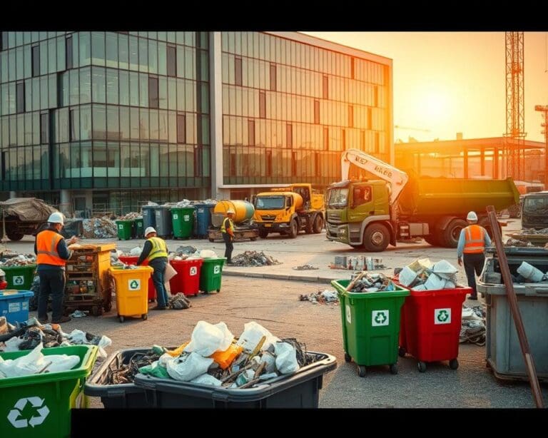 Slimme oplossingen voor afvalbeheer in de bouw