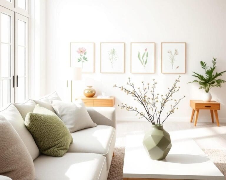 Stijlvolle woonaccessoires voor een frisse woonkamer