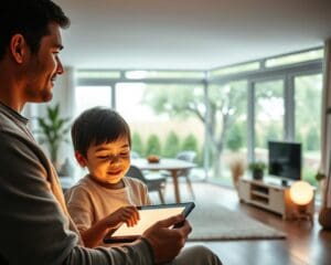 Waarom brengt technologie rust in een druk gezinshuis?