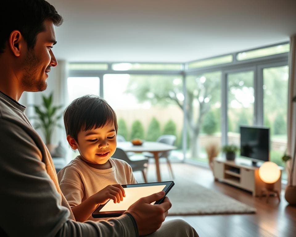 Waarom brengt technologie rust in een druk gezinshuis?