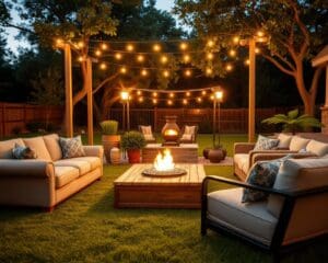 Wat maakt een loungeset ideaal voor zomerse avonden?