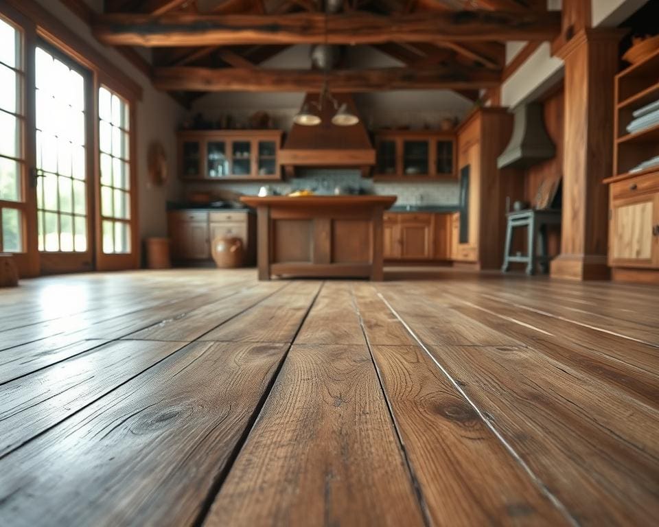 Welke vloer past het beste in een landelijke keuken?