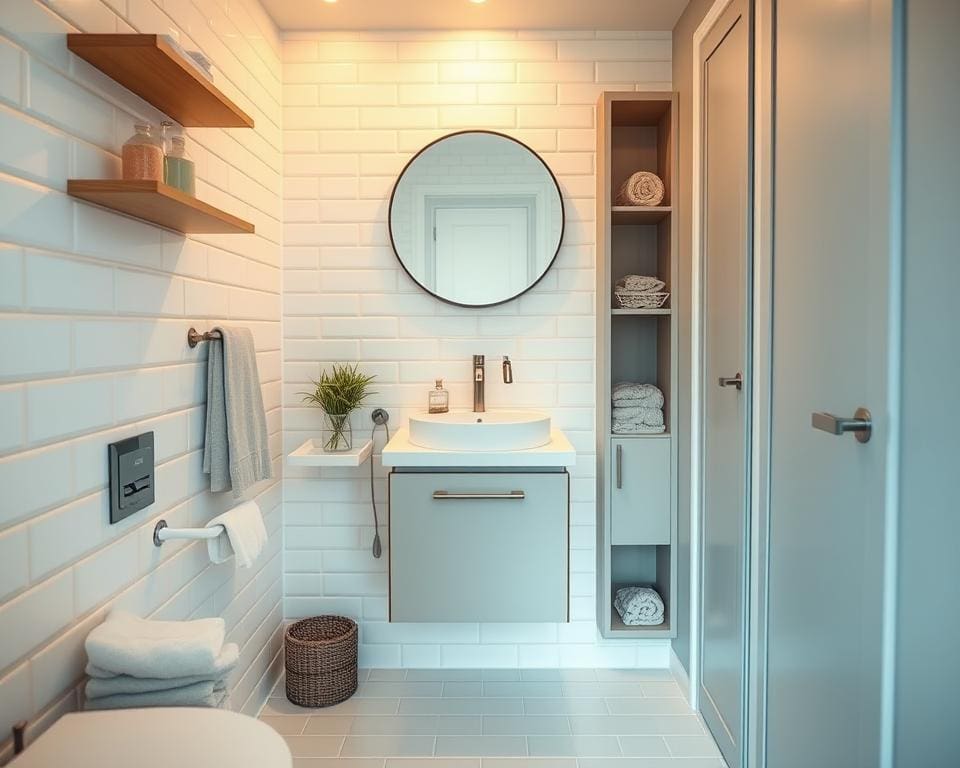 Hoe richt je een kleine badkamer efficiënt in?