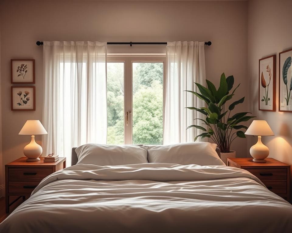 Hoe richt je een slaapkamer rustgevend in?