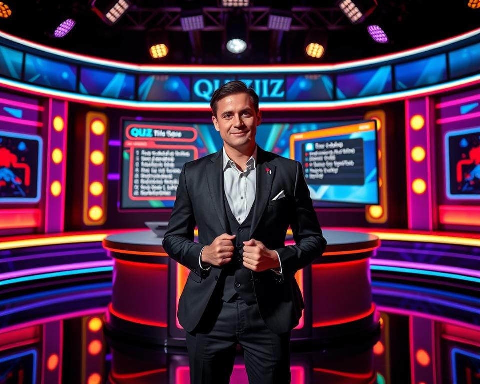 Waarom kiezen voor een live presentator met quizdecor?