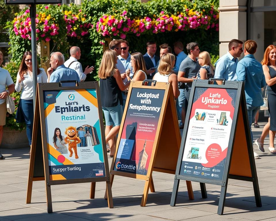 Waarom stoepborden bestellen bij Nesheli.com voor events?