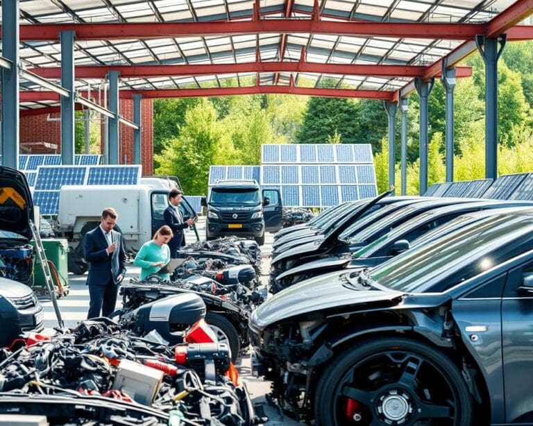 Wat gebeurt er bij duurzame autoverwerking in Nederland?