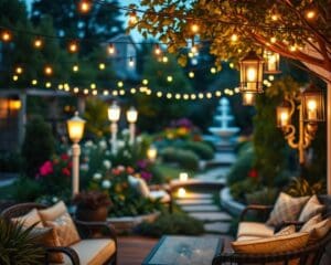 Hoe creëer je sfeer met tuinverlichting?