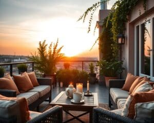 Hoe maak je een terras comfortabel?