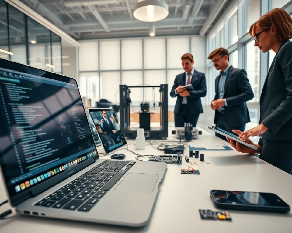 Hoe werken digitale tools samen met hardware?