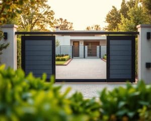 Wanneer past een schuifpoort bij moderne erfafsluiting?