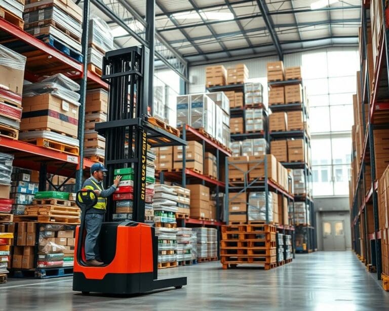 Hoe helpt een stapelwagen bij opslag?