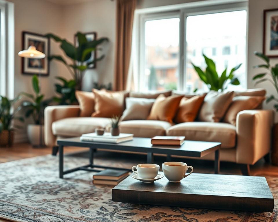 Hoe richt je een comfortabele woonkamer in?