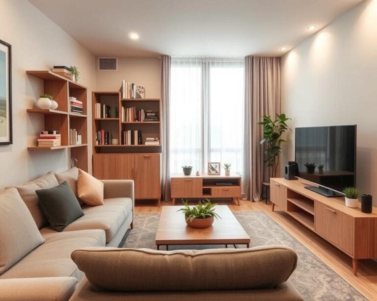 Hoe richt je een kleine woonkamer in?