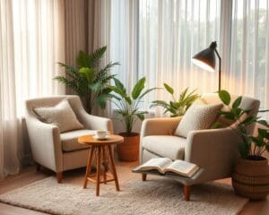 Hoe richt je een rustige zithoek in?