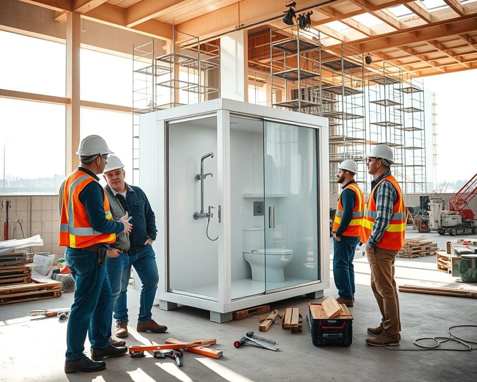 Waarom kiezen aannemers voor prefab badkamers?