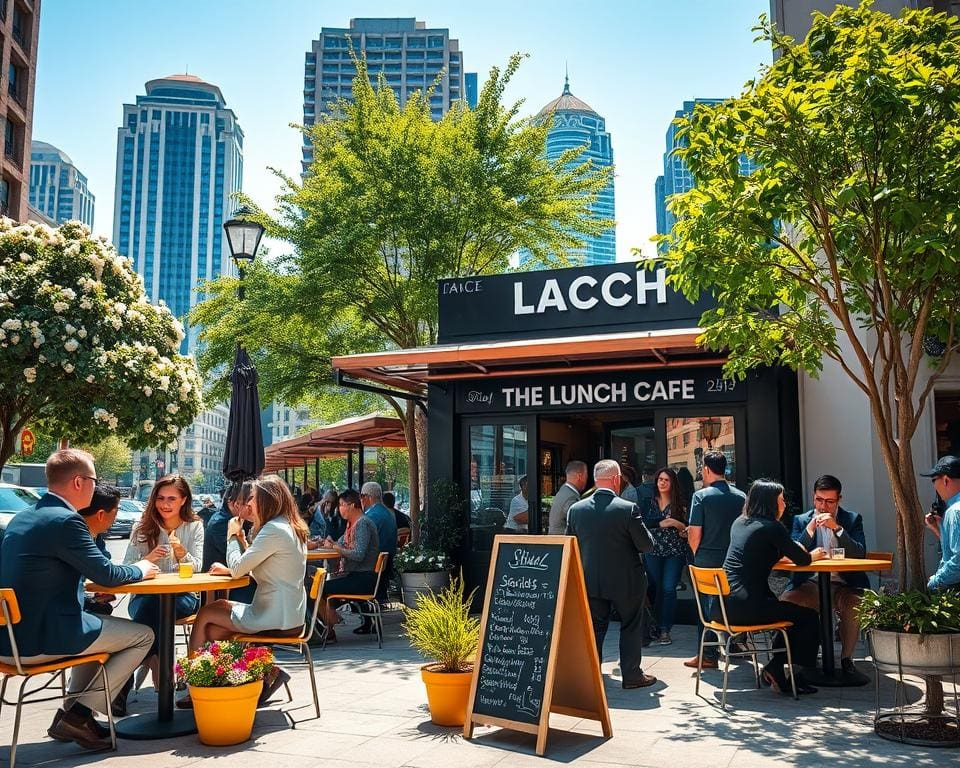 Waarom zijn lunchcafés belangrijk in stadscentra?