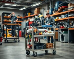 Waarom zijn transportkarren handig in werkplaatsen?