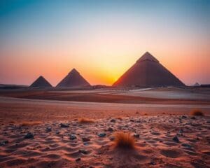 Wat maakt de piramides van Gizeh zo indrukwekkend?