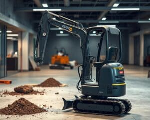 Wat maakt een elektrische minigraver geschikt voor binnenwerk?