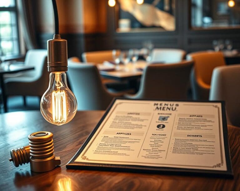 Wat maakt een goede menukaart overzichtelijk?