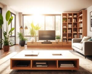 Wat zijn slimme opbergoplossingen voor de woonkamer?