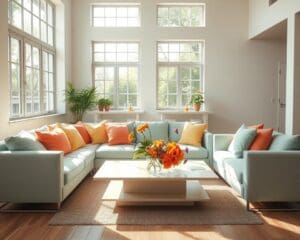 Welke kleuren passen bij veel licht?