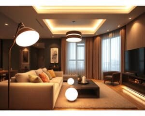 Welke verlichting past bij de woonkamer?