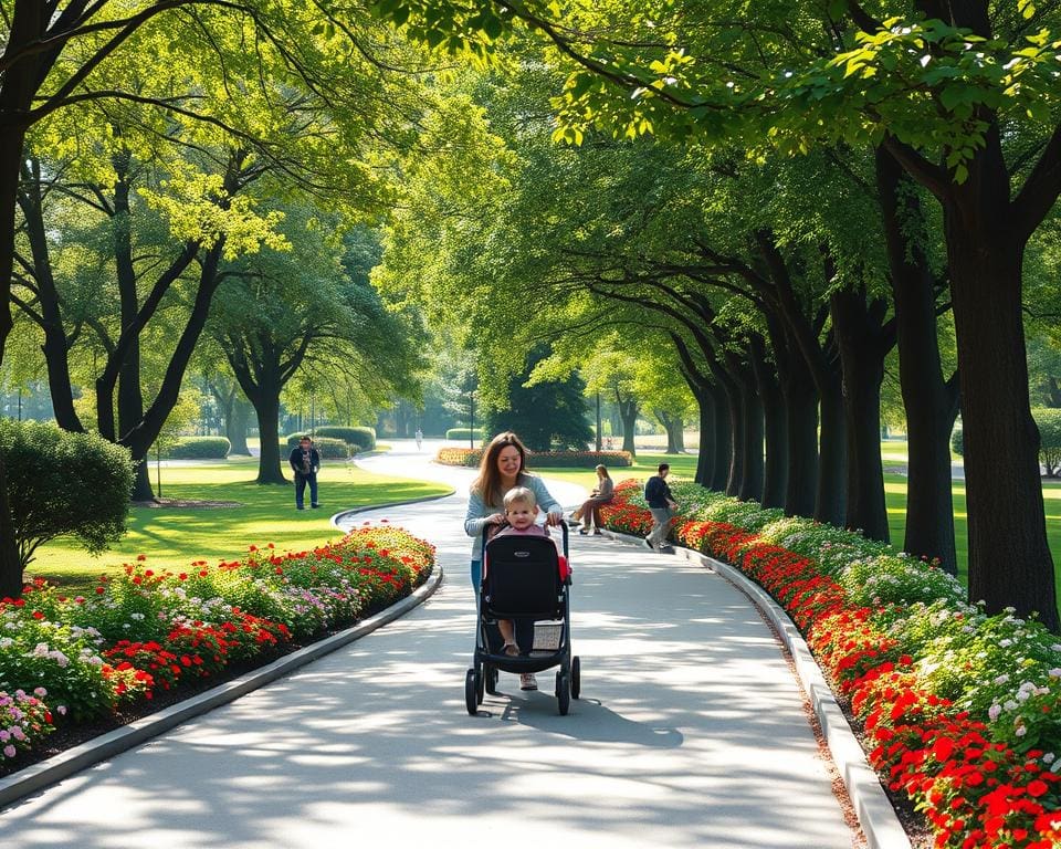 Welke wandelingen zijn geschikt met kinderwagen?