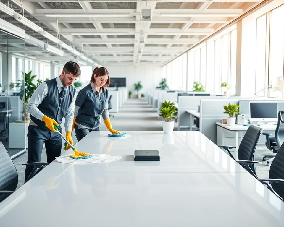 Hoe helpt professionele kantoor schoonmaak bij een betere werkomgeving?