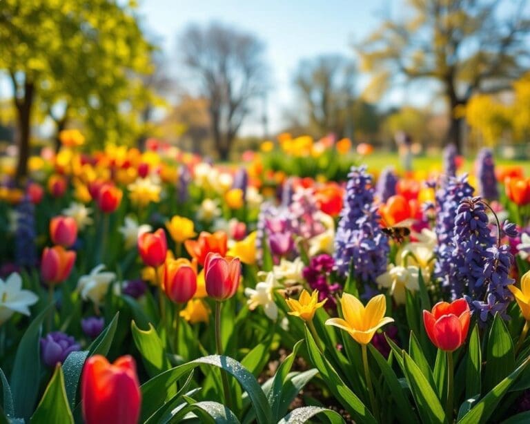 bloemen voorjaar tuin