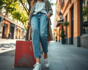 sneakers dagelijkse outfit