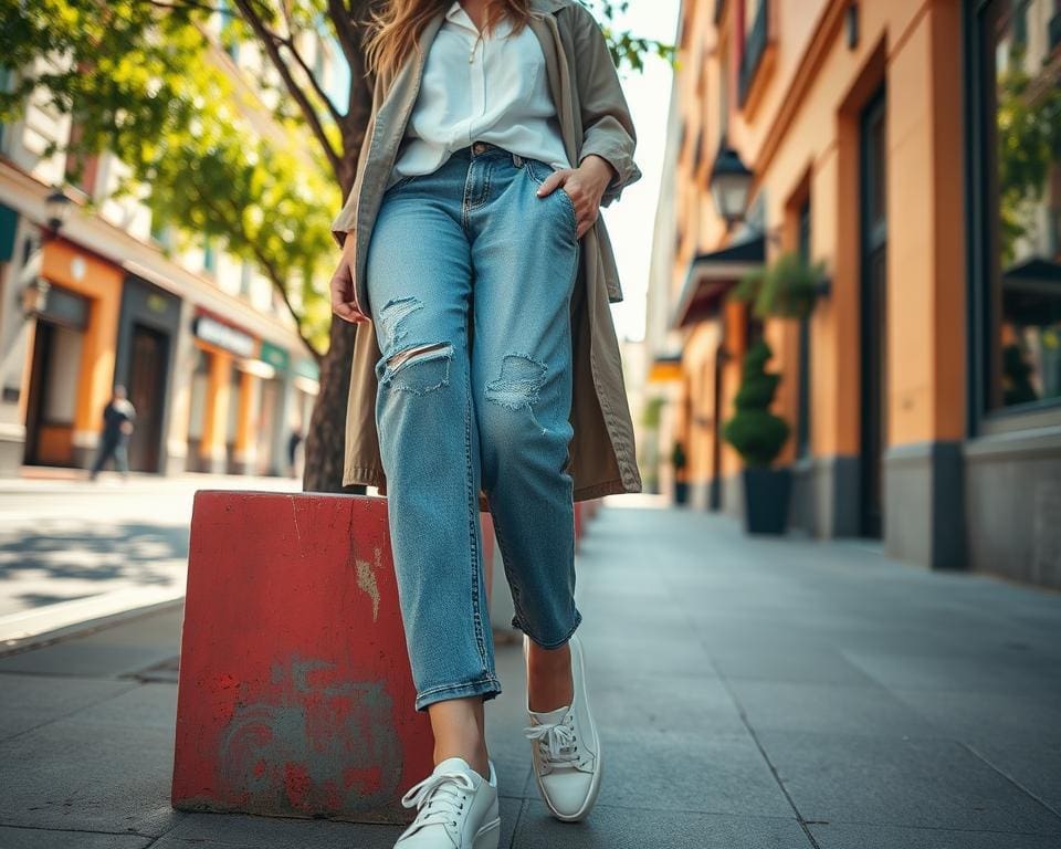 sneakers dagelijkse outfit