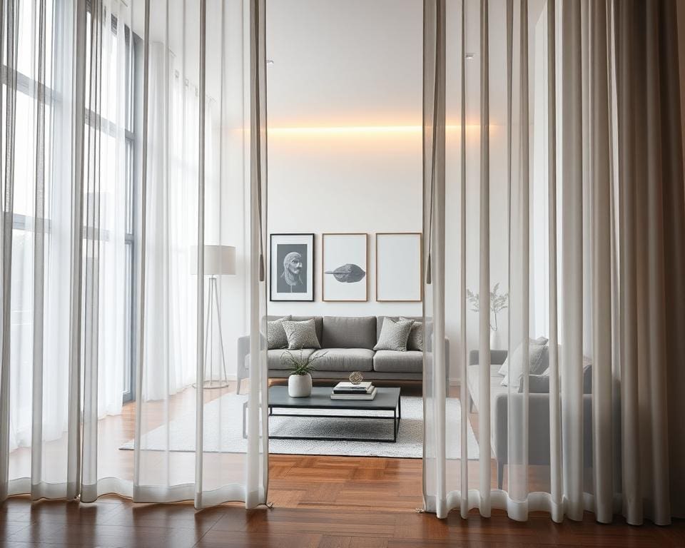 gordijnen modern huis