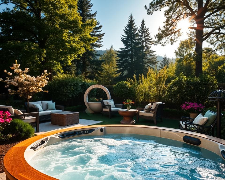 hottub tuin