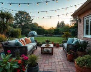 loungehoek tuin