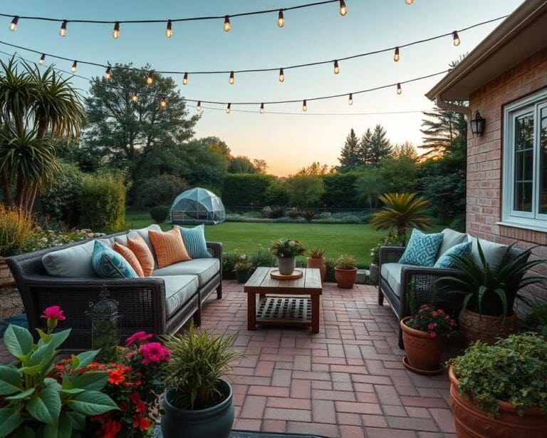 loungehoek tuin
