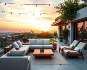 loungeset terras
