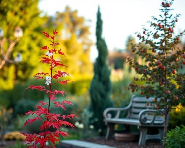 bomen kleine tuin