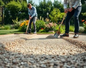 grindpad aanleggen