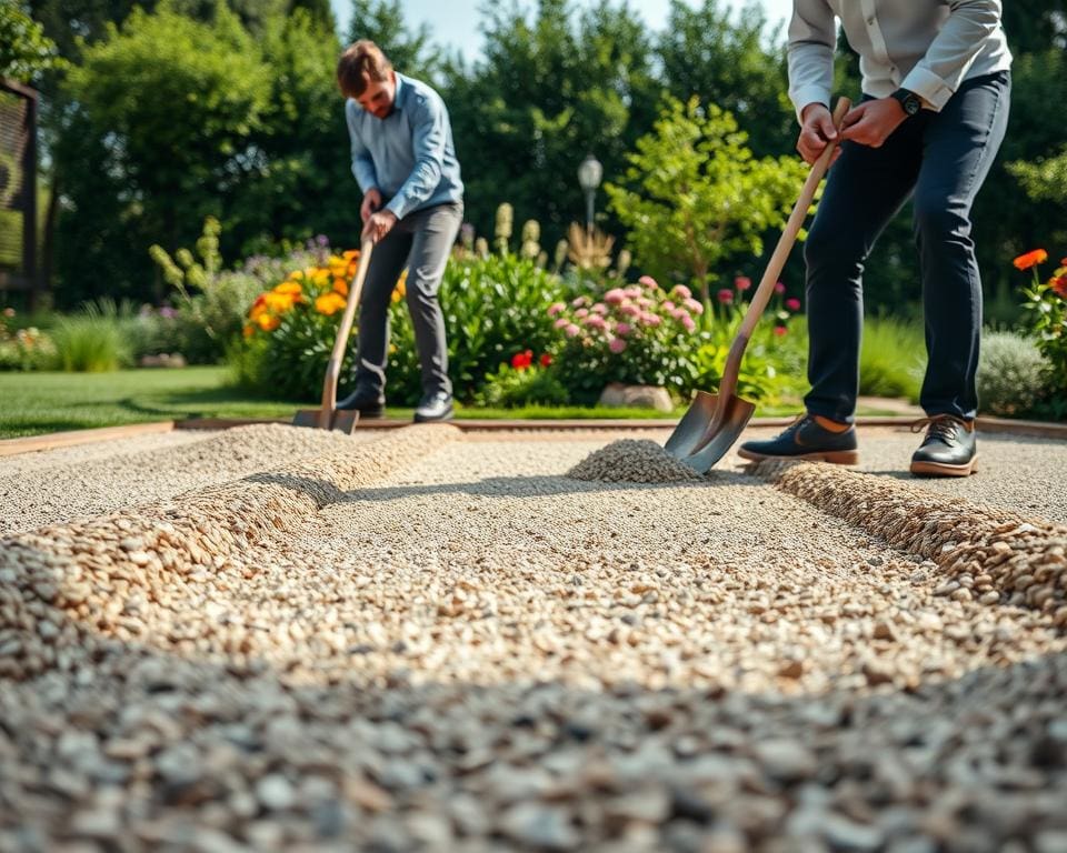 grindpad aanleggen
