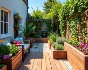 kleine tuin inrichten