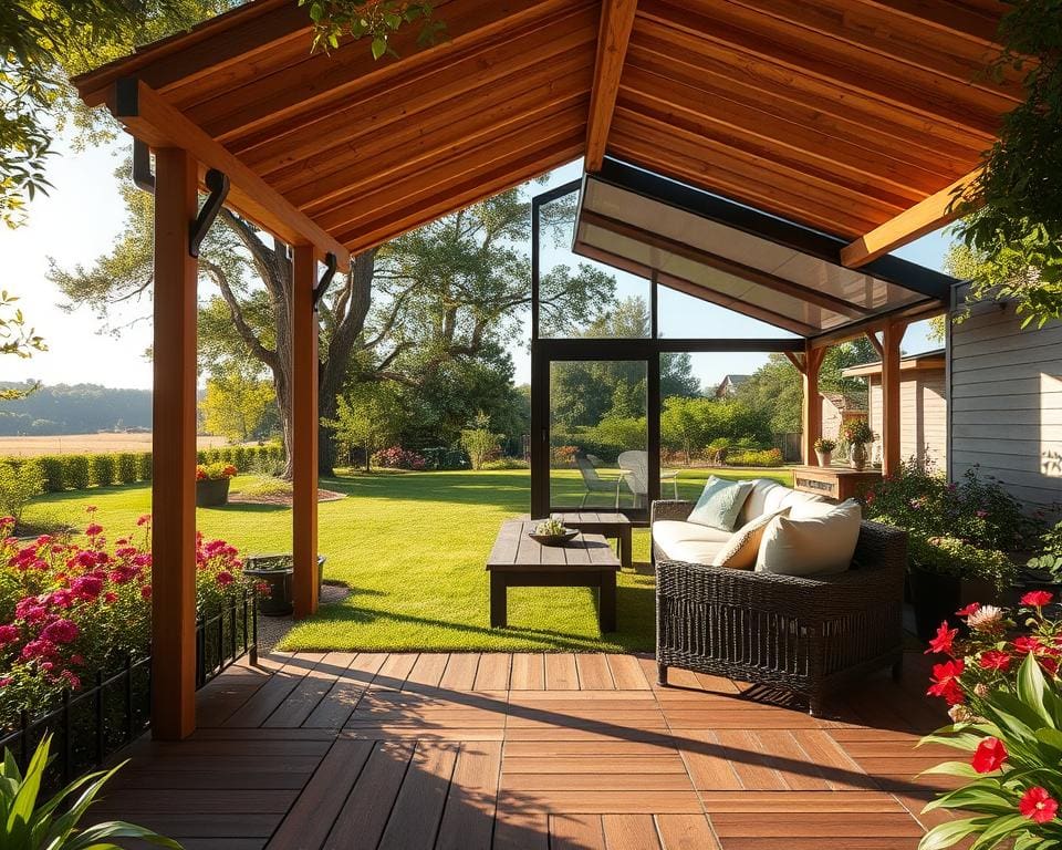 overkapping tuin