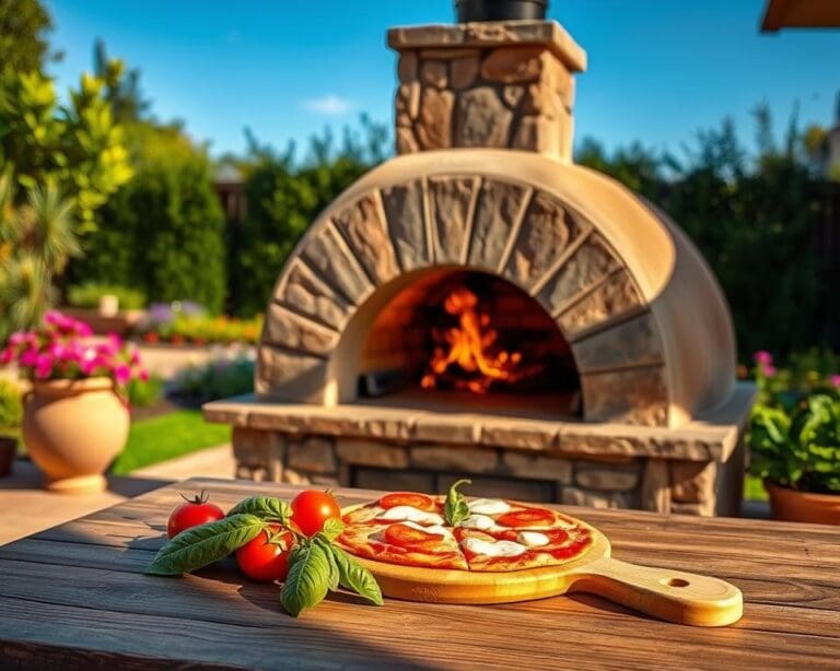 pizzaoven buiten