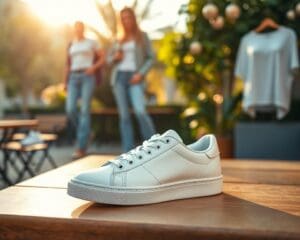 witte sneakers