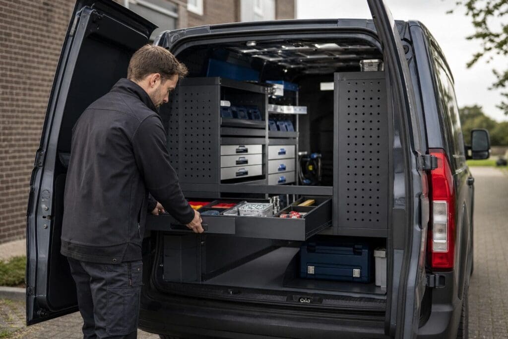 Hoe richt je een bestelwagen slim in voor dagelijks werk?
